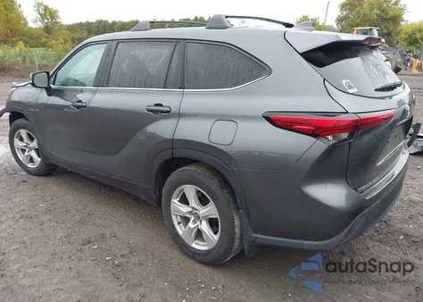 2021 Toyota Highlander Le z USA, uszkodzony, nr VIN 5TDBZRBH1MS548694